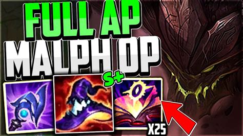 In such cases playing effeciently and trying to stay alive is key. . Malphite ap build